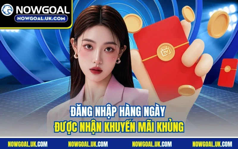 Đăng nhập hàng ngày được nhận khuyến mãi khủng